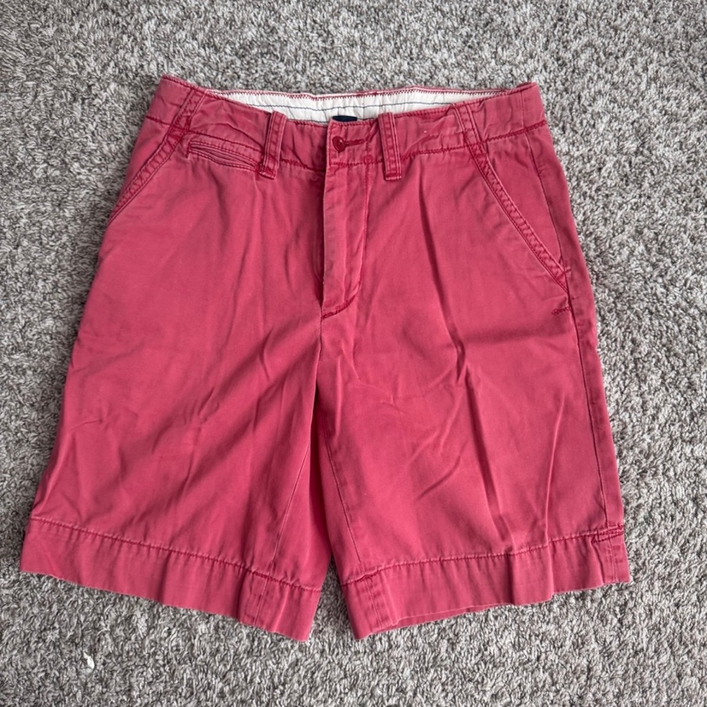 Polo by Ralph Lauren Red Flat Front Shorts